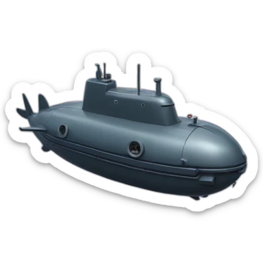 a submarine car sticker