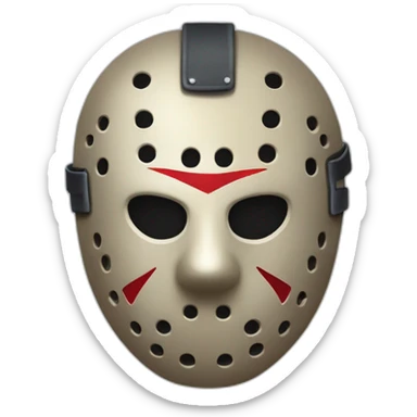 jason vorhees, friday the 13th sticker