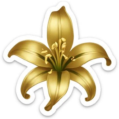 gilded lily sticker