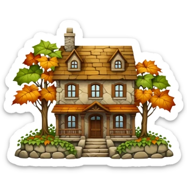 old country home sticker