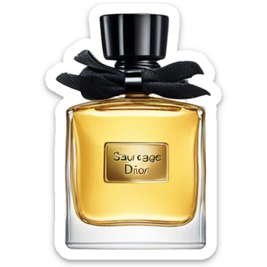 Dior sauvage parfum sticker