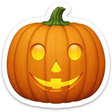 musk pumpkin whole sticker