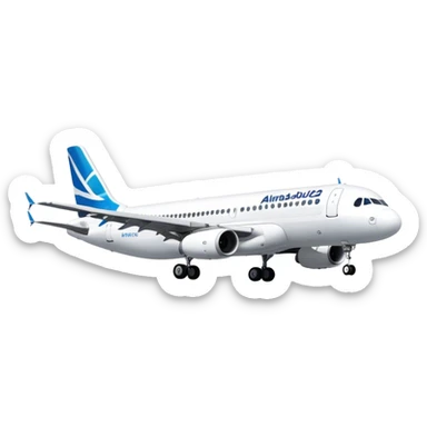 Airbus A320 - Airbus (Model Year: 2022) (Iconic colour: White) sticker