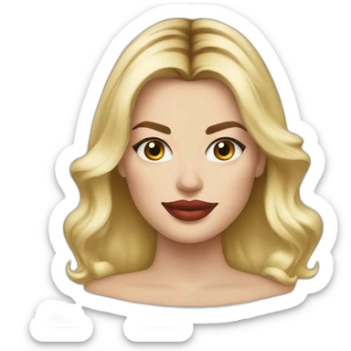Margot Robbie blonde sticker