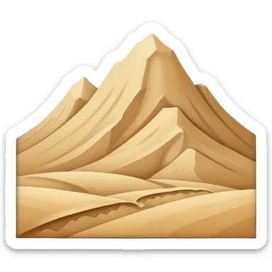 sand mountain sticker