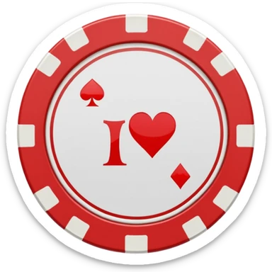 poker chips sticker