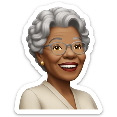Maya Angelou sticker