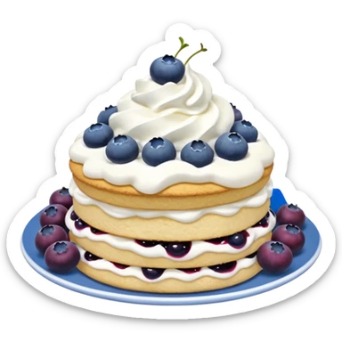 blueberry shortcake sticker