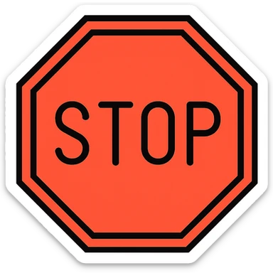 stop for a moment sticker