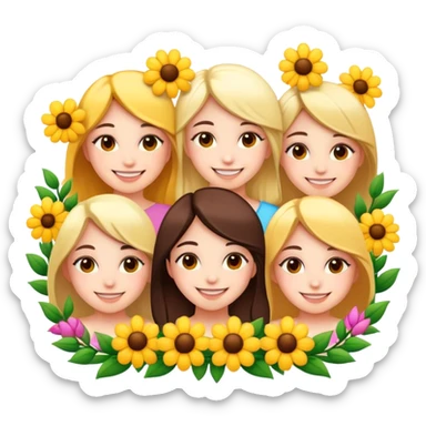 Emojis de las grils🌷🌷 sticker