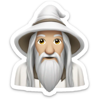 Gandalf the White sticker