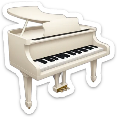 piano sticker