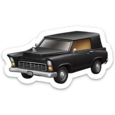 coffin car sticker