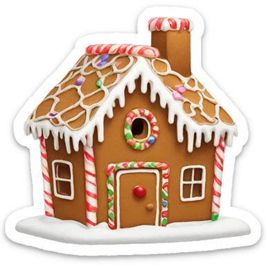 gingerbread house sticker
