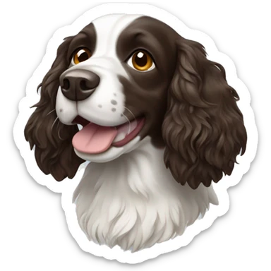 Springer spaniel dog sticker