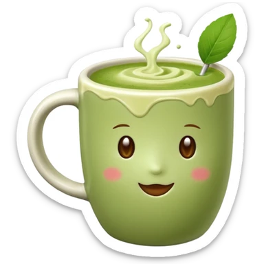 matcha drink sticker