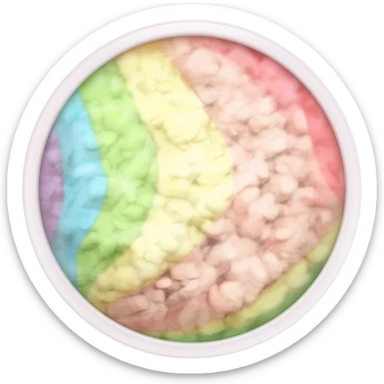 Fifty Milion Little Colorful Ranbow Marshmallows  Friends!! So Super Cute!! 6767676767!! sticker