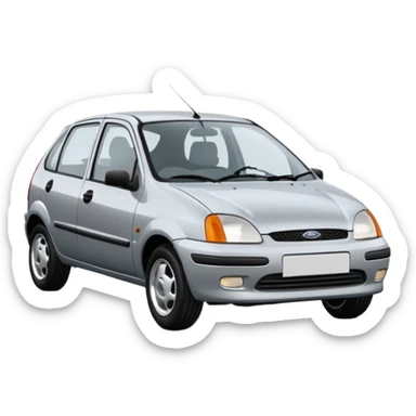 Fod fiesta 4 door hatchback 1998 sticker