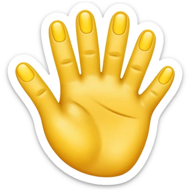 Fingers and toes crossed emoji sticker