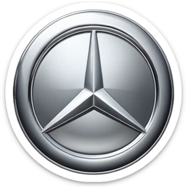 Mercedes logo emoji sticker