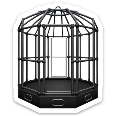 Mma cage sticker
