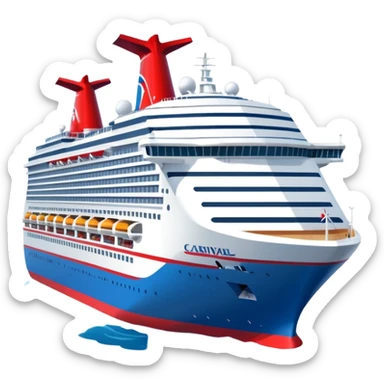 Carnival cruise ship sticker