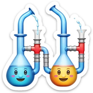 Emojy bongs sticker