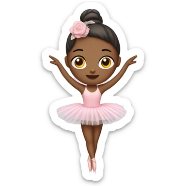 Ballerina wearing tutu sticker
