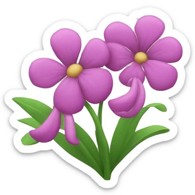 flowers sticker