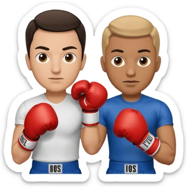 minister vs. celeb as if they were boxing sticker