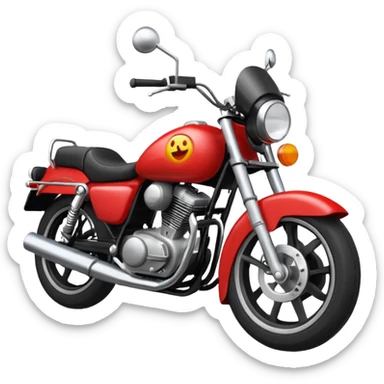 Vreau un emoji cu stop și sa fie împotriva motocicletelor sticker