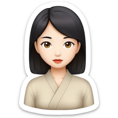 Asian beautiful girl  sticker