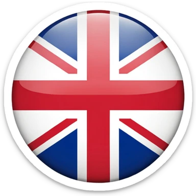 Northern Ireland flag as a round button sticker