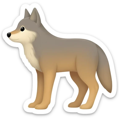 Coyote sticker