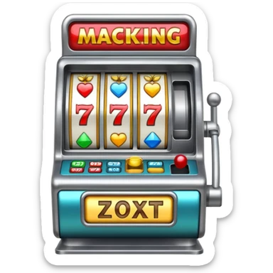 slot machine sticker