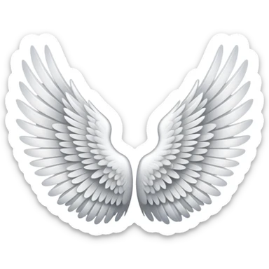 𝙻𝚎𝚏 𝚝𝚊𝚗𝚐𝚎𝚕 𝚠𝚒𝚗𝚐𝚜 sticker