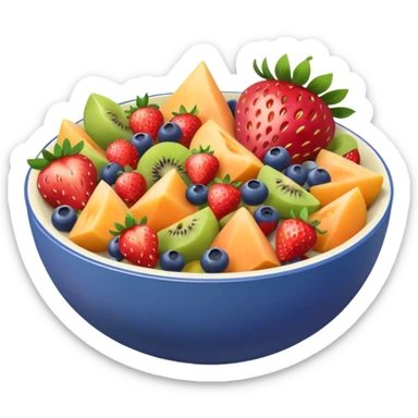bowl of fruit salad























 sticker