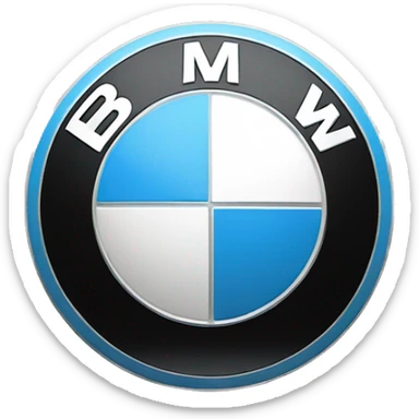 bmw logo sticker