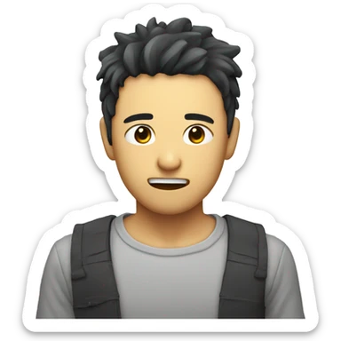 daisuke mouthwashing emoji sticker