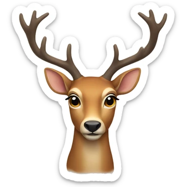 deer emoji sticker