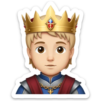 Little medieval duke  sticker