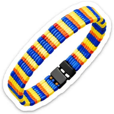 beaded friendship bracelet sticker