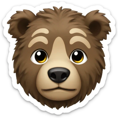 Urso nervoso sticker