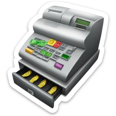 price readout of cash register sticker