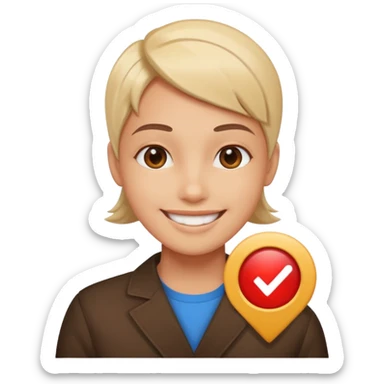 Hazme una verificación de tik Tok sticker