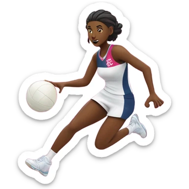 Netball sticker