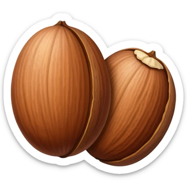 hazelnut sticker