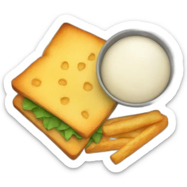 Meal snack for school sticker
