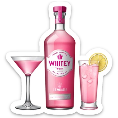 pink whitney pink lemonade vodka barstool sports sticker