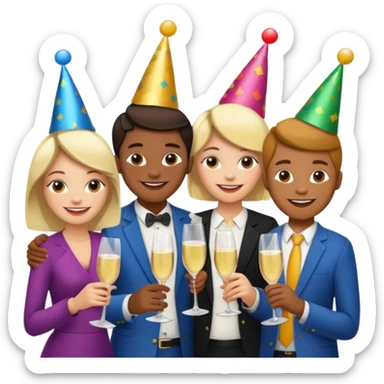 generate me 15 persons sticker